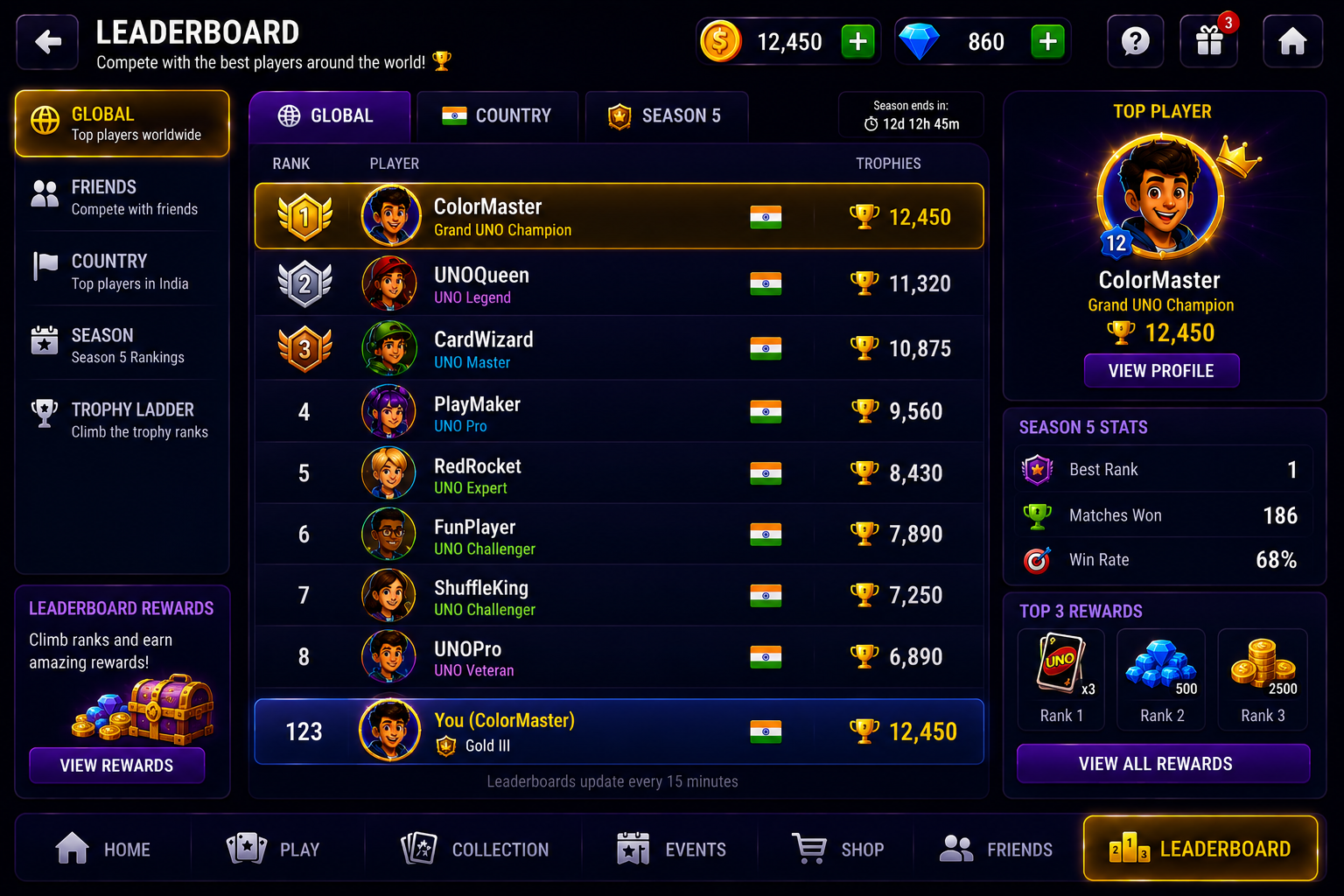 Uno Game screenshot 4